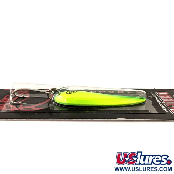  Eppinger Dardevle Imp UV, 2/5oz Chartreuse fishing spoon #13014