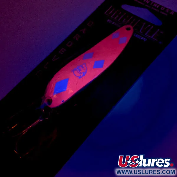  Eppinger Dardevle Cop-E-Cat 7400 UV, 1/2oz Pink Diamonds fishing spoon #17373