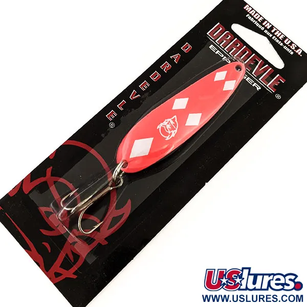  Eppinger Dardevle Cop-E-Cat 7400 UV, 1/2oz Pink Diamonds fishing spoon #17373