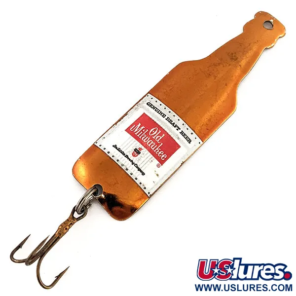 Vintage  Other Old Milwakee, 2/5oz Copper fishing spoon #13068