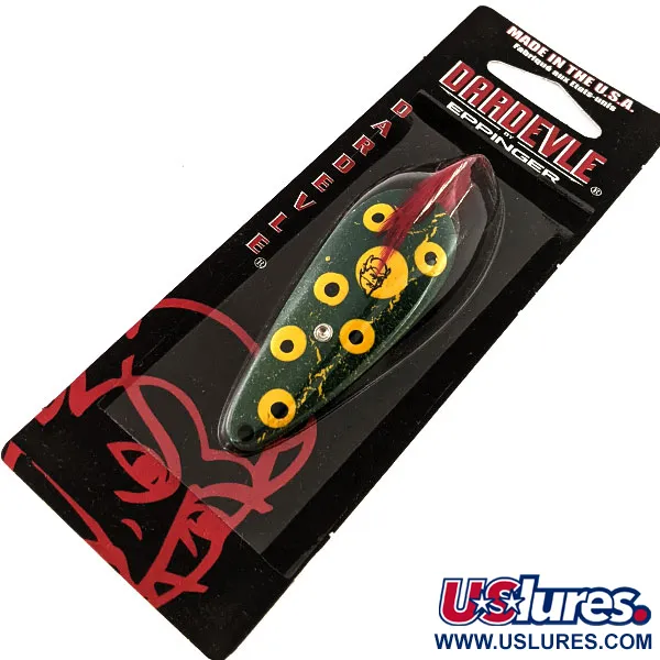  Eppinger Dardevle Imp, 2/5oz Frog fishing spoon #20749