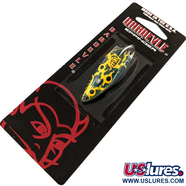  Eppinger Dardevle Spinnie Weedless, 1/3oz Frog fishing spoon #20298