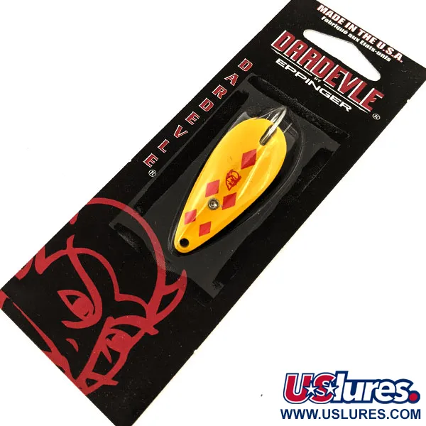  Eppinger Dardevle Spinnie Weedless, 1/3oz Five of Diamonds fishing spoon #20297