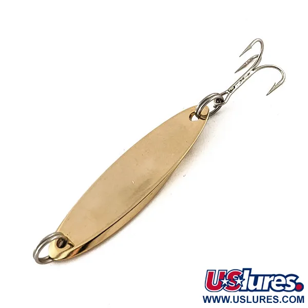 Vintage  Acme Kastmaster, 1/4oz Gold / Trout fishing spoon #13104