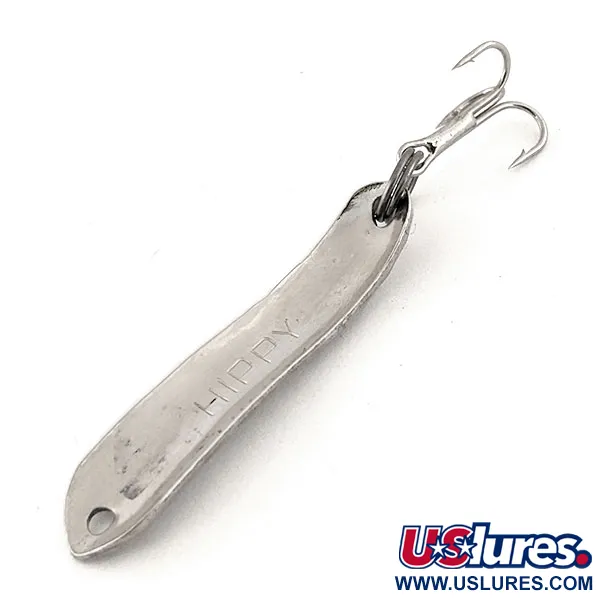 Vintage   Acme Hippy, 1/8oz Hammered Nickel fishing spoon #13122