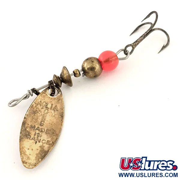 Vintage   Mepps Aglia Long 0, 3/32oz Rainbo spinning lure #13125