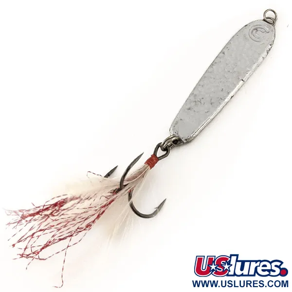 Vintage   Cotton Cordell CC Spoon, 1oz Hammered Nickel fishing spoon #13154