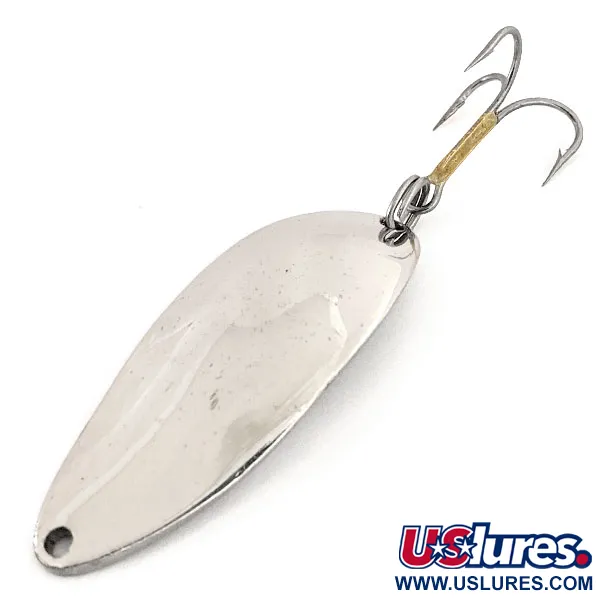 Vintage  Seneca Little Cleo (Hula Girl), 2/3oz Nickel fishing spoon #13159