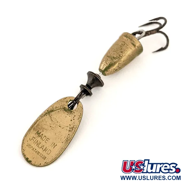 Vintage   Blue Fox Super Vibrax 0, 1/8oz Brass spinning lure #13178