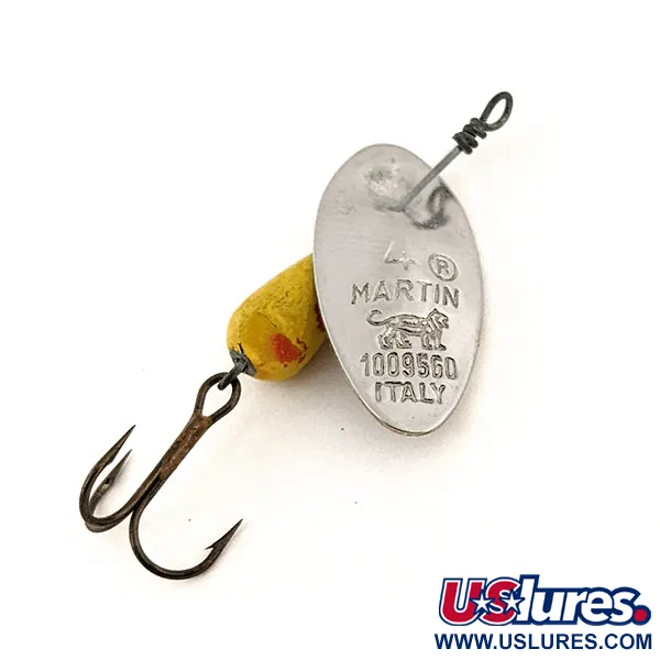 Vintage   Panther Martin 4, 1/8oz Silver spinning lure #13181