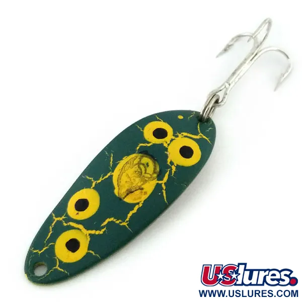 Vintage  Eppinger Dardevle Devle Dog 5300, 1/3oz Frog fishing spoon #13201