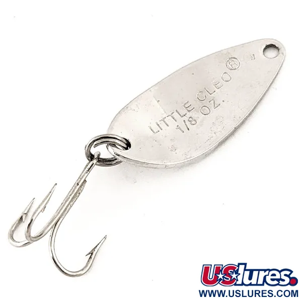 Vintage   Acme Little Cleo, 1/8oz Nickel fishing spoon #13221