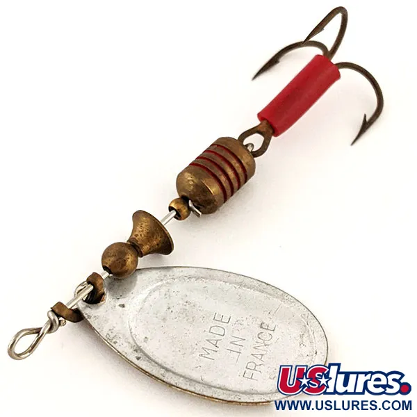 Vintage   Vintage Mepps Aglia 2 (1970s), 3/16oz Silver spinning lure #13226