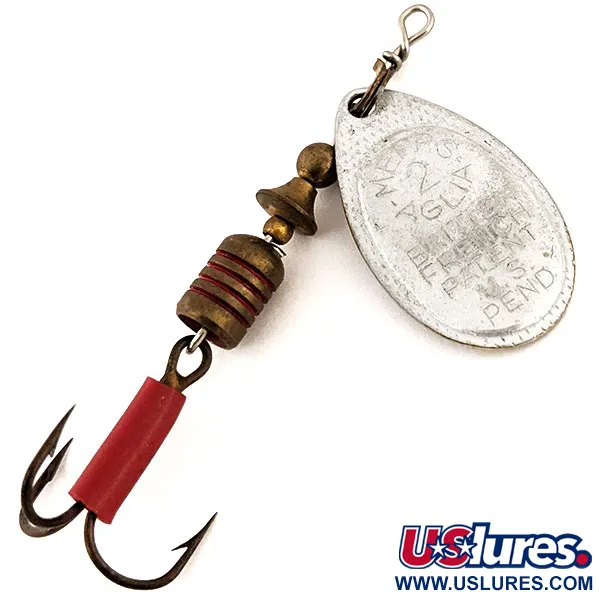 Vintage   Vintage Mepps Aglia 2 (1970s), 3/16oz Silver spinning lure #13226