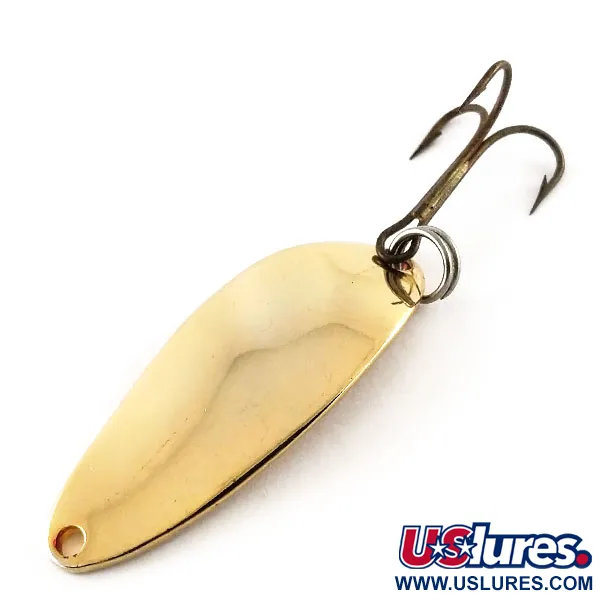 Vintage  Seneca Little Cleo (Hula Girl), 1/3oz Gold fishing spoon #13242