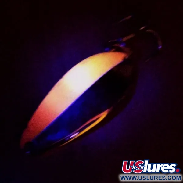 Vintage   Acme Little Cleo, 1/4oz Gold / Orange fishing spoon #13248