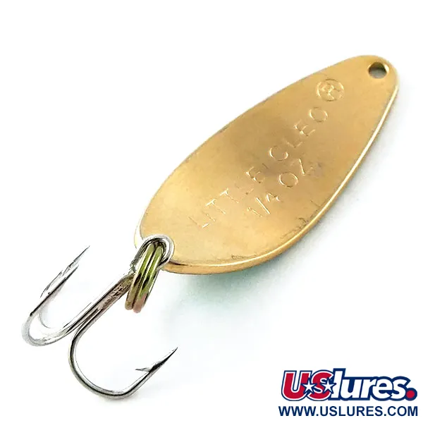 Vintage   Acme Little Cleo, 1/4oz Fire Tiger / Gold fishing spoon #13251