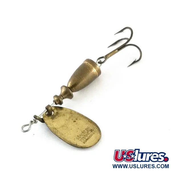 Vintage   Blue Fox Vibrax 1, 1/8oz Brass spinning lure #13279