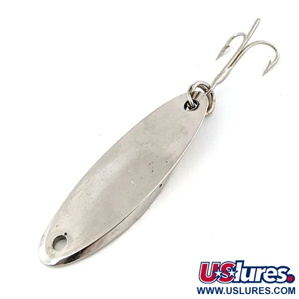 Vintage  Weber Mr Champ, 1/3oz Nickel fishing spoon #13306