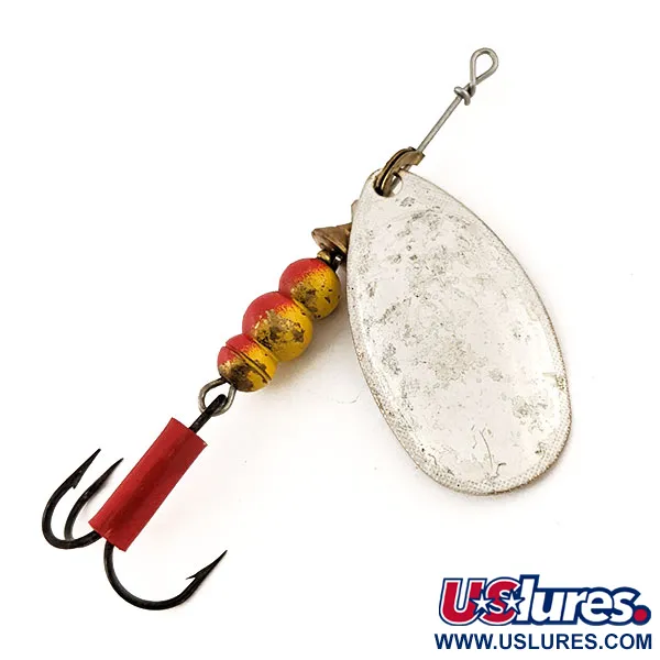 Vintage   Mepps Aglia 4, 1/3oz Silver spinning lure #13358