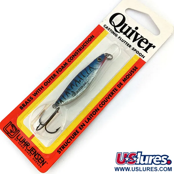   ​Luhr Jensen Quiver, 1/4oz Blue Shiner fishing spoon #13420