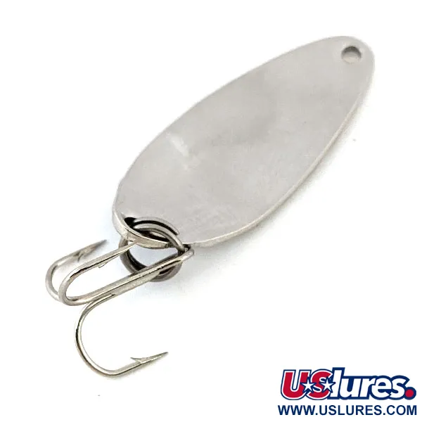 Vintage   Acme Little Cleo, 1/4oz Nickel / Blue fishing spoon #13439