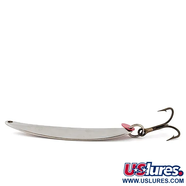 Vintage   Bay de Noc Swedish pimple #8, 1oz Nickel fishing spoon #13447