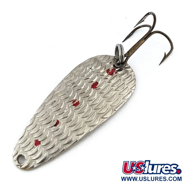 Vintage   Thomas Cyclone, 1/4oz Silver fishing spoon #13469