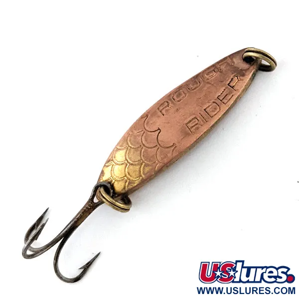 Vintage   Thomas Rough Rider, 1/4oz Copper fishing spoon #13472