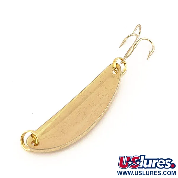 Vintage  Acme Side-winder, 1/4oz Gold fishing spoon #13538