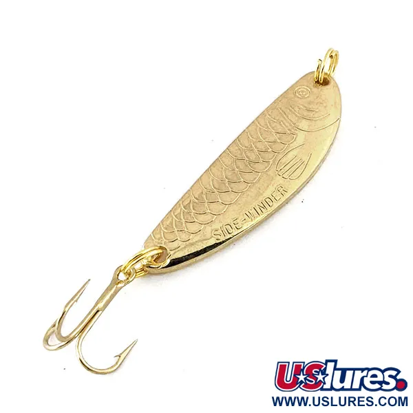 Vintage  Acme Side-winder, 1/4oz Gold fishing spoon #13538