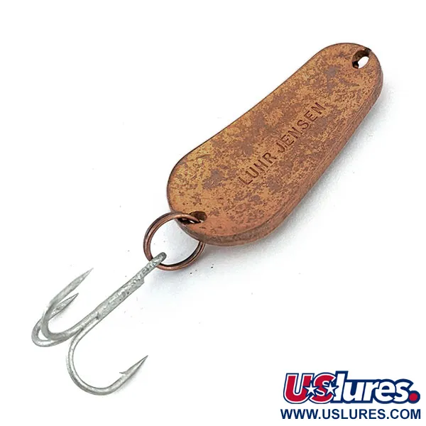Vintage   Luhr Jensen Luhr’s wobbler , 2/5oz Copper fishing spoon #13552