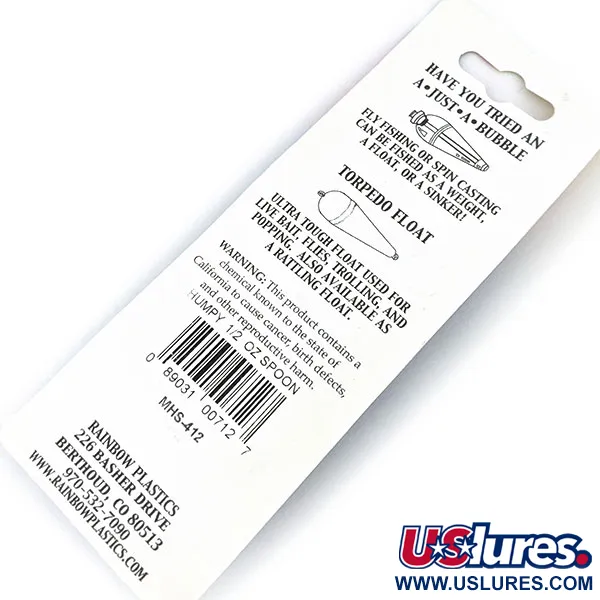   ​Rainbow Plastics Humpy Special UV, 1/2oz Pink fishing spoon #14008