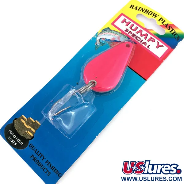   ​Rainbow Plastics Humpy Special UV, 1/2oz Pink fishing spoon #14008