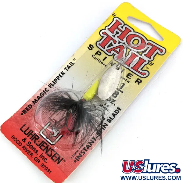   Luhr Jensen Hot Tail, 1/8oz Yellow / Nickel spinning lure #13622
