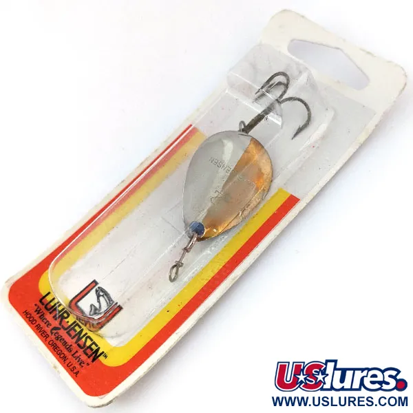   Luhr Jensen Cherry Bobber, 2/5oz Gold / Silver spinning lure #13652