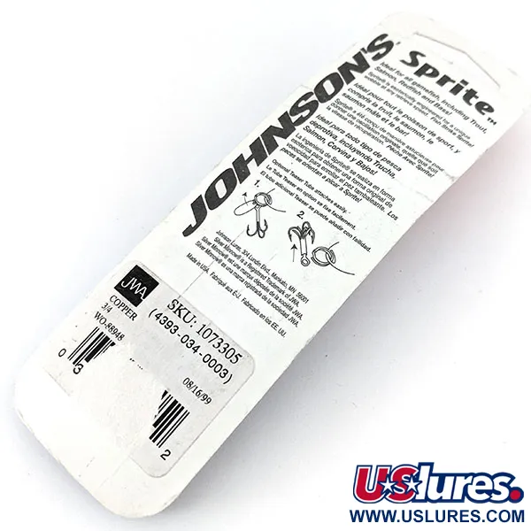   Luhr Jensen Spirit Spoon, 3/4oz Copper fishing spoon #13657