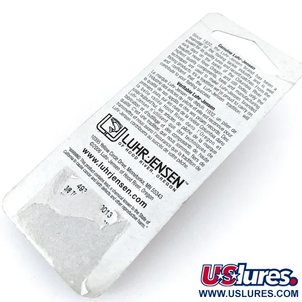  Luhr Jensen Tony Accetta Tony's Spoon, 2/5oz Nickel fishing spoon #14464