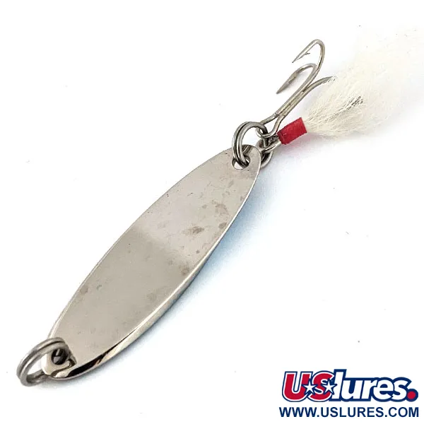 Vintage  Acme Kastmaster, 1/4oz Nickel / Blue fishing spoon #13688