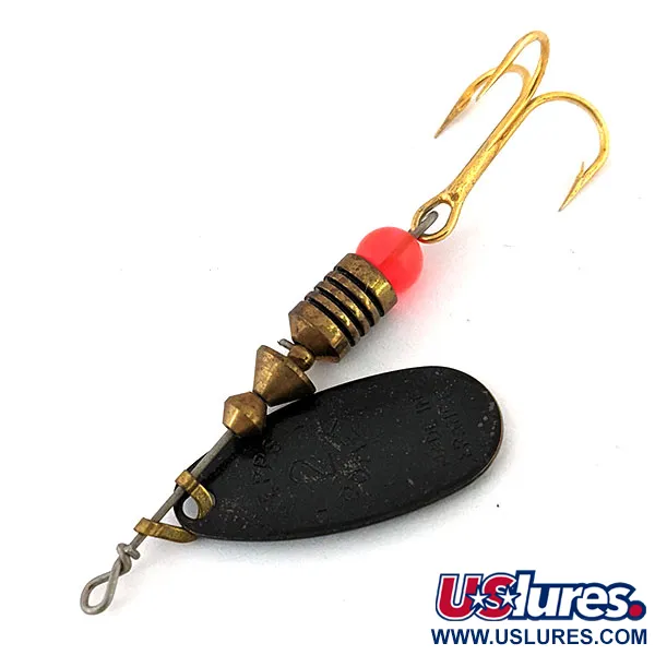 Vintage   Mepps Black Fury 2, 3/16oz Black / Red spinning lure #13707