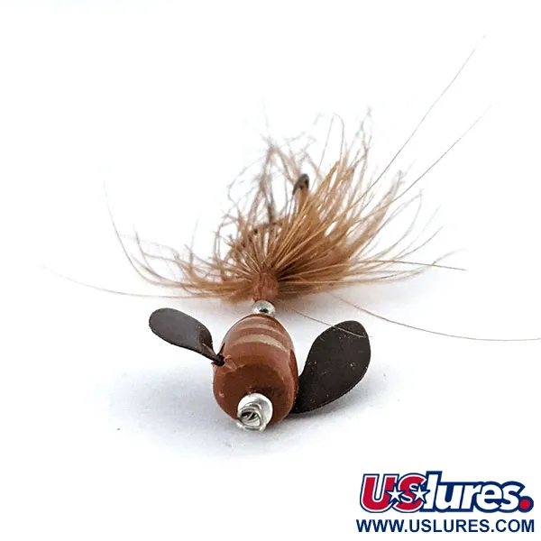 Vintage  Yakima Bait Spin-n-Glo, 1/64oz Brown spinning lure #13723