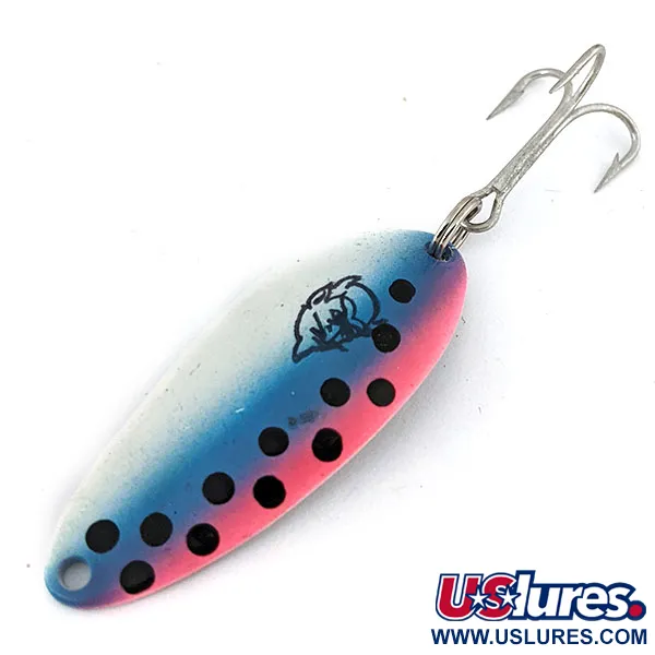 Vintage  Eppinger Dardevle Devle Dog 5300, 1/3oz Rainbow Trout / Nickel fishing spoon #13742