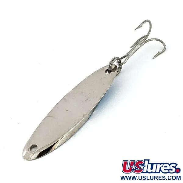 Vintage  Acme Kastmaster, 1/2oz Nickel / Blue fishing spoon #13750