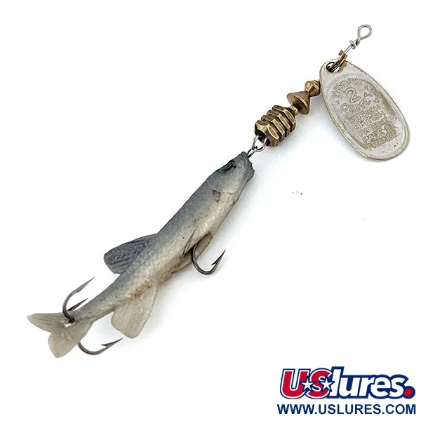 Vintage   Vintage Mepps Comet Mino 2 (1970s), 3/16oz Silver spinning lure #13775