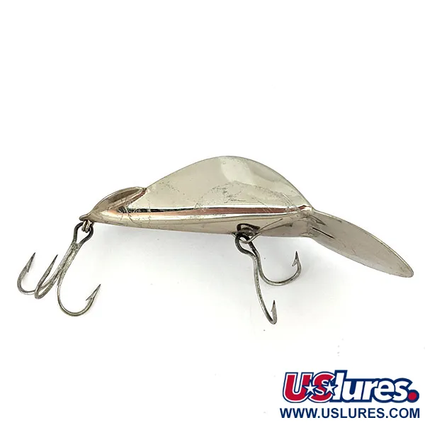 Vintage   Buck Perry Spoonplug, 3/4oz Nickel fishing spoon #13800