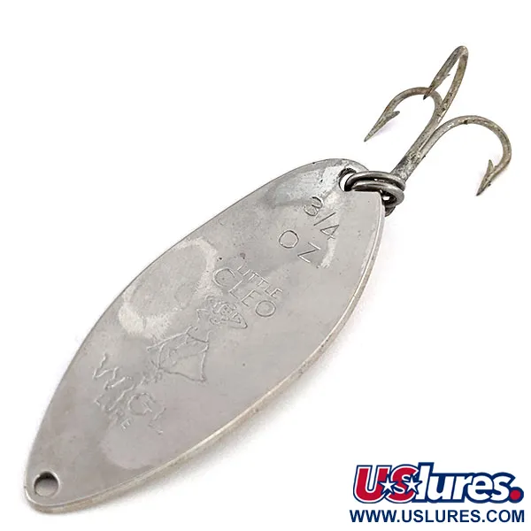 Vintage  Seneca Little Cleo (Hula Girl), 3/4oz Nickel fishing spoon #13803