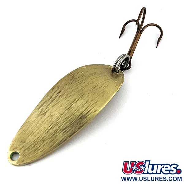 Vintage  Seneca Little Cleo (Hula Girl), 1/3oz Bronze (Brass) fishing spoon #13872