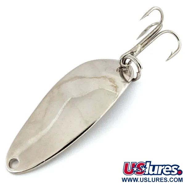 Vintage  Seneca Little Cleo (Hula Girl), 1/3oz Nickel fishing spoon #13876