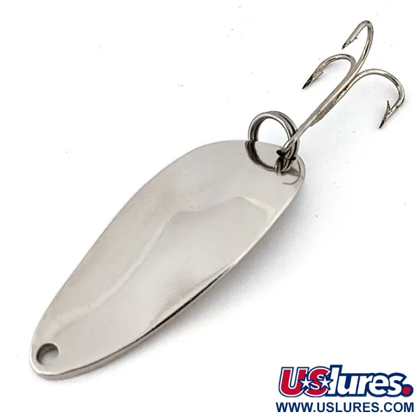 Vintage  Seneca Little Cleo (Hula Girl), 1/3oz Nickel fishing spoon #13896