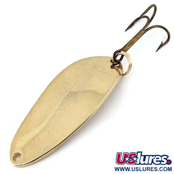 Vintage  Seneca Acme Little Cleo, 1/3oz Gold fishing spoon #13906